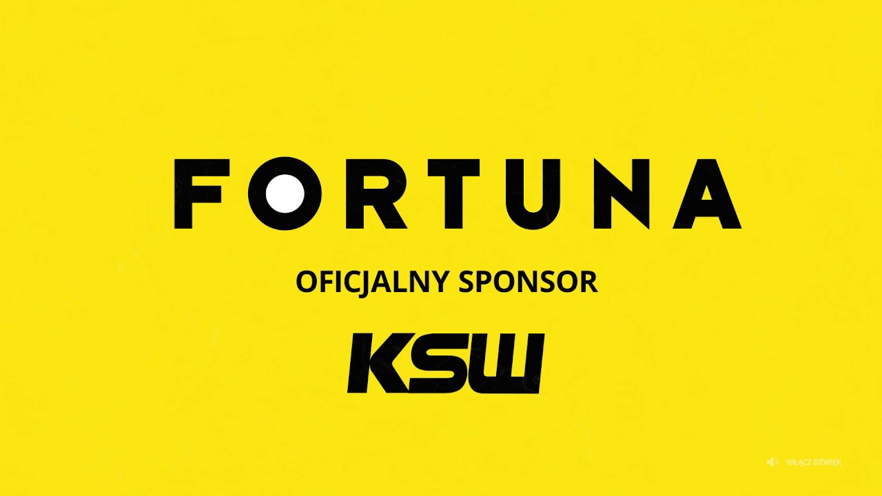 Fortuna oficjalnym sponsorem KSW!
